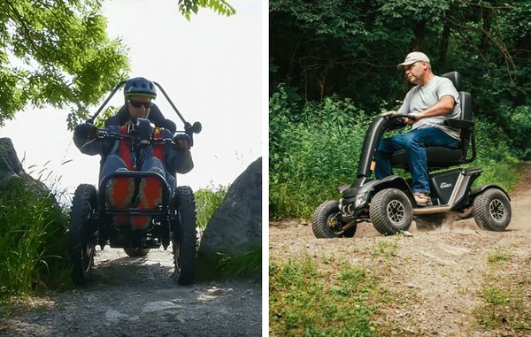 Deux fauteuils pour randonner - Yanous ! Le magazine francophone du handicap