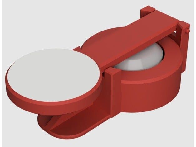 Echo Button Mount with Lever Arm by Volksswitch - Thingiverse