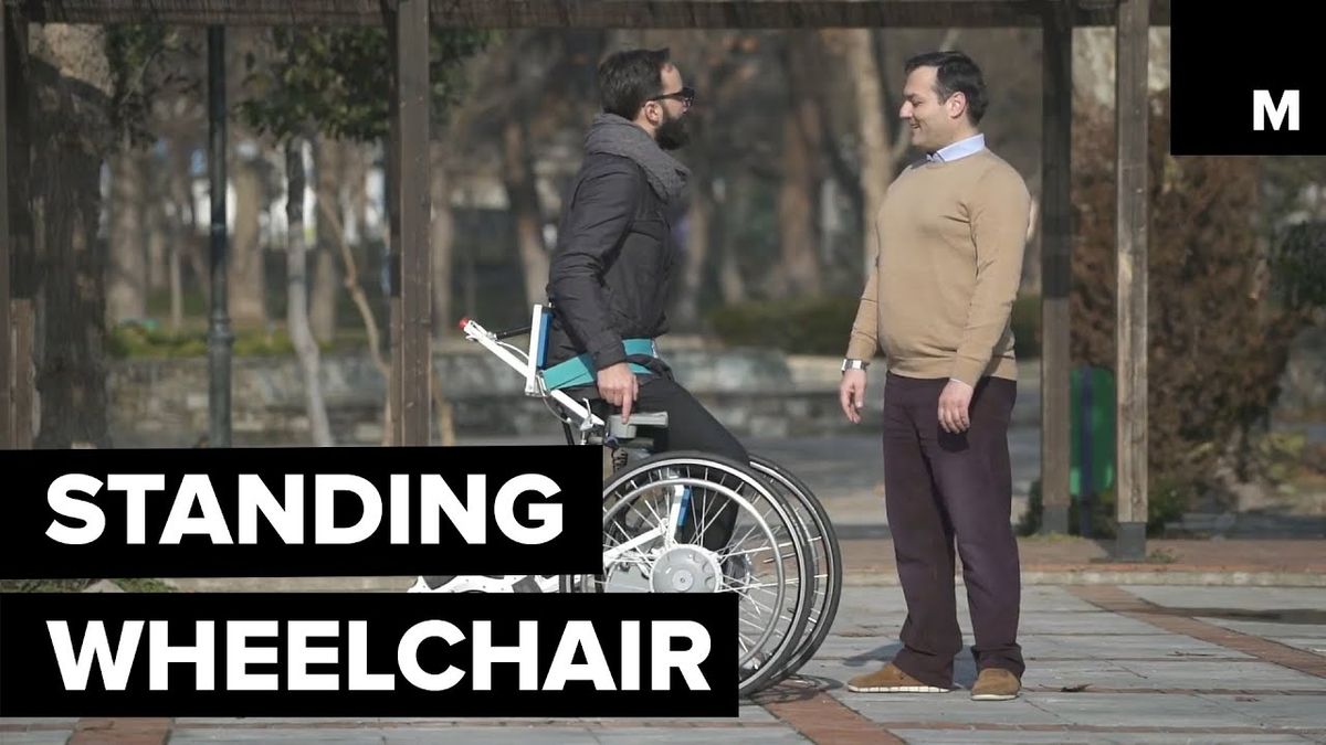 Shapeshifting Wheelchair Helps Users Move in a Standing Position - YouTube