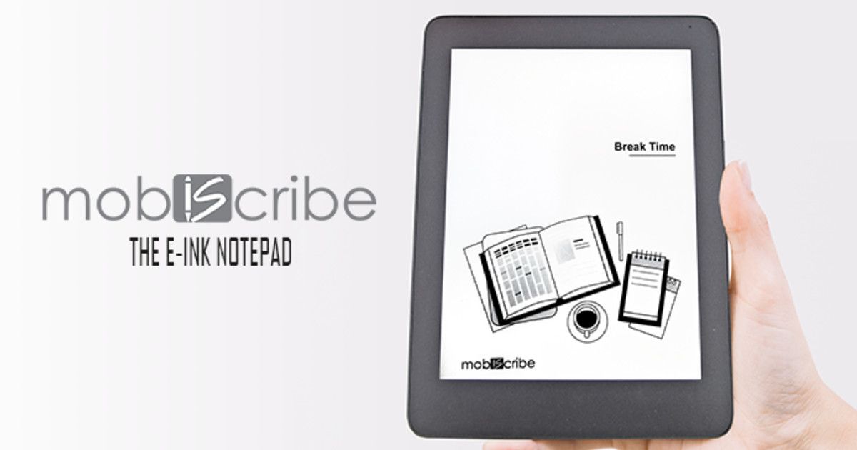 à discuter avec le MSSS MobiScribe  The E-ink Notepad | Indiegogo - [https://www.indiegogo.com/pro…