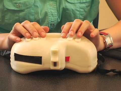 Braille labelmaker demonstration