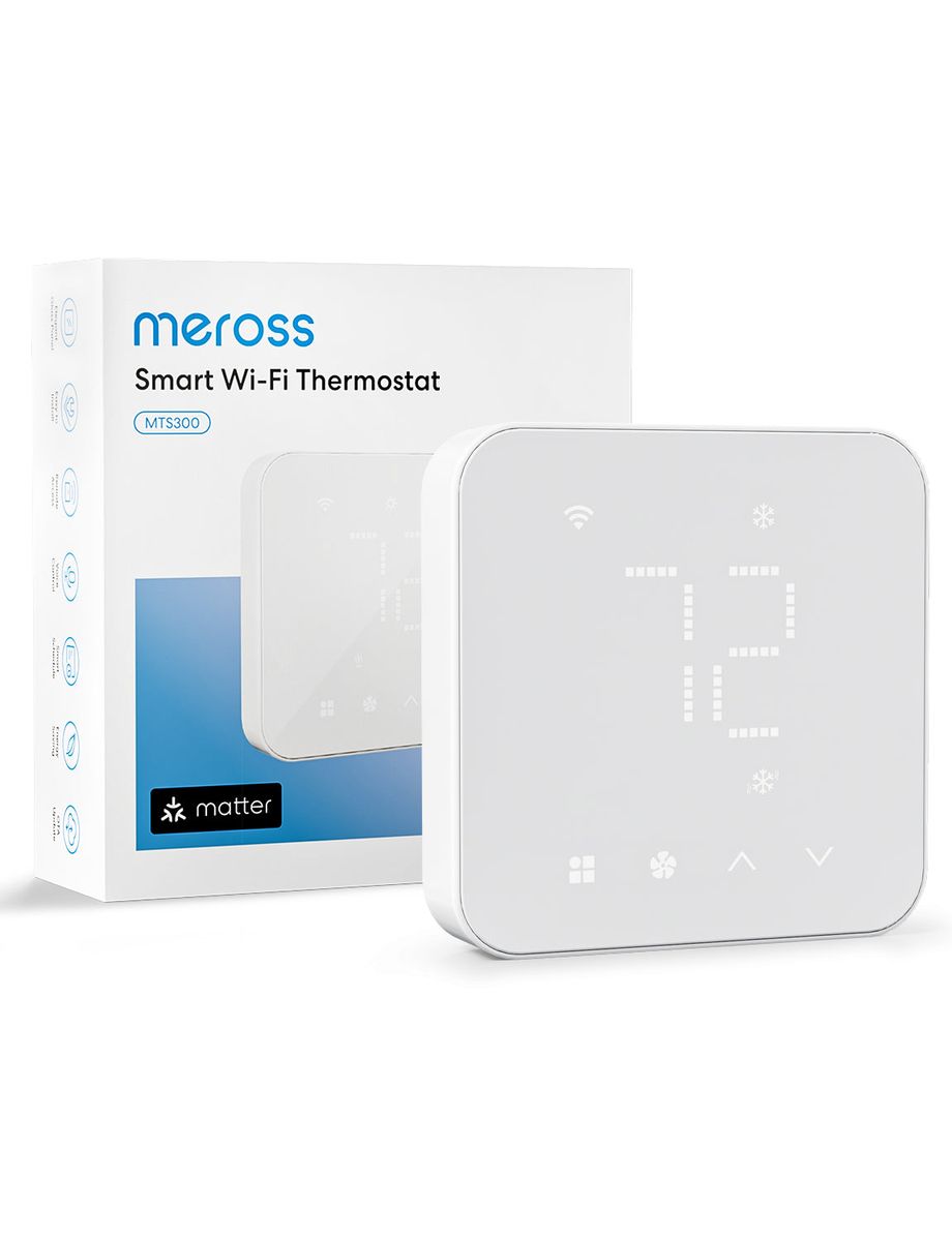 Meross Matter Smart Thermostat for Heating and Cooling System, MTS300M – Meross Official Store