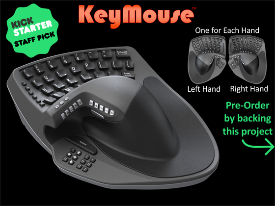 KeyMouse™ - The Keyboard and Mouse Re-invented! by KeyMouse — Kickstarter