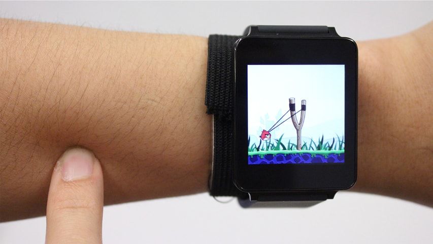 SkinTrack Technology Turns Arm Into Smartwatch Touchpad