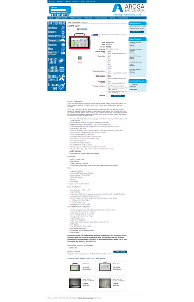 Accent 1000 - Aroga Technologies Store