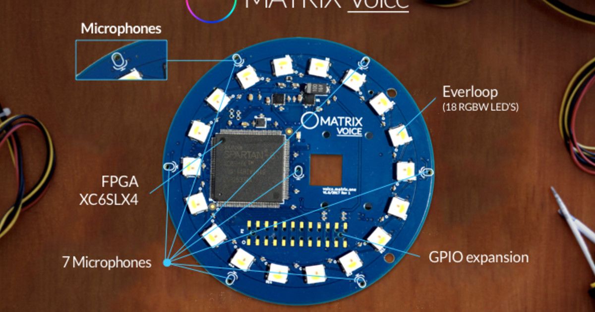 MATRIX Voice: Open-Source Voice Platform For All | Indiegogo