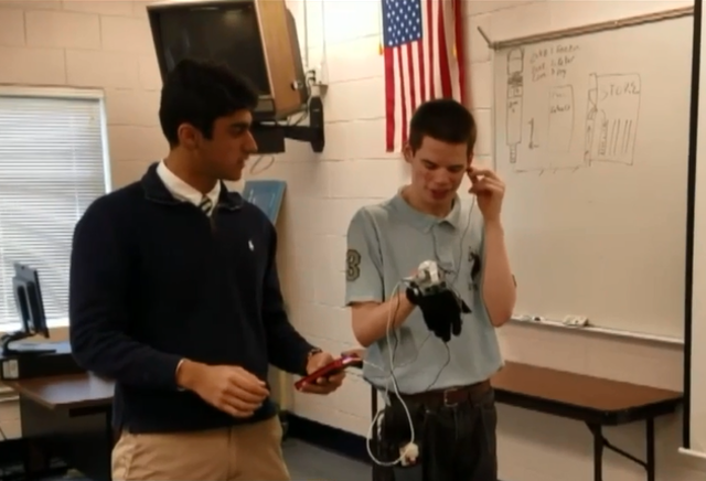 Florida teen invents glove to help the visually impaired 'hear' what they can't see - abcactionnews…