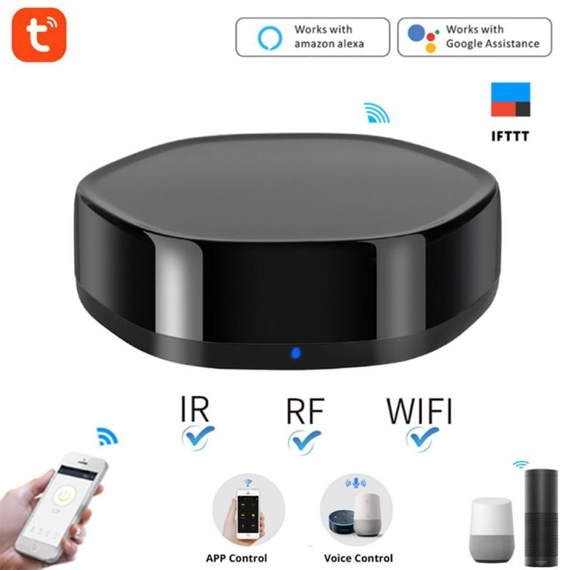 Tuya WIFI + IR + RF télécommande intelligente pour la domotique intelligente commande vocale Via …