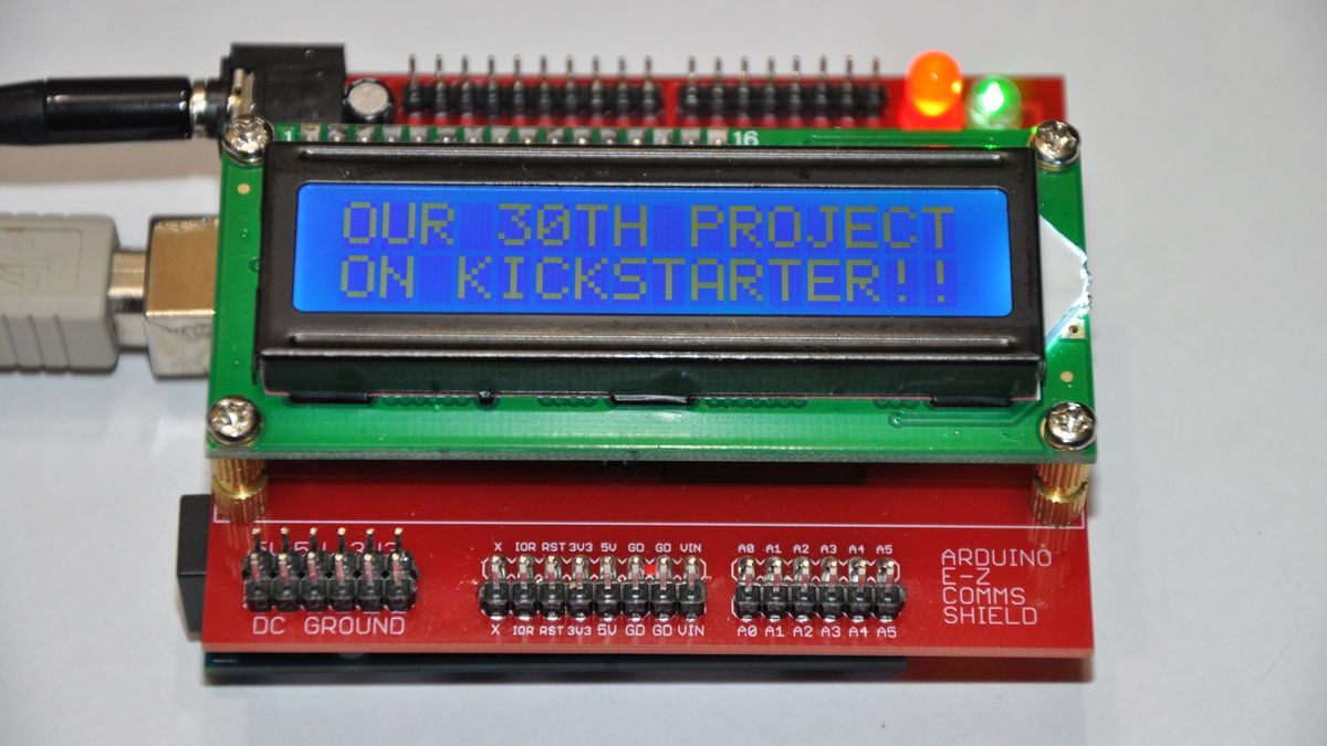 The Arduino E-Z COMMS Shield - Our 30th Kickstarter Campaign by Patrick Thomas Mitchell — Kicksta…