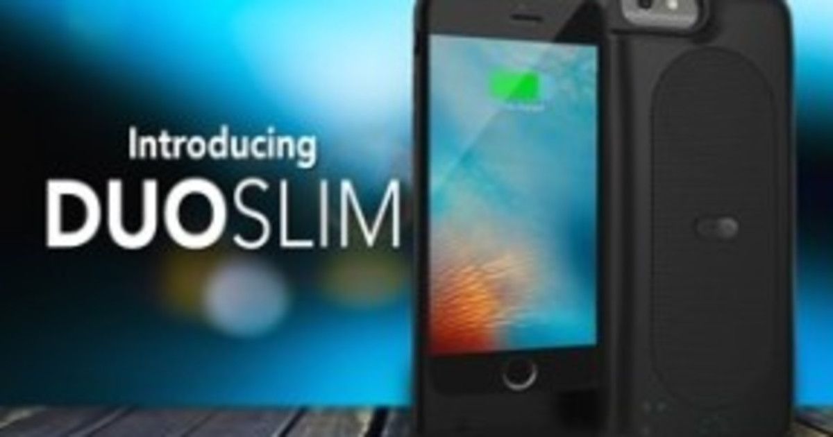 Duo Slim iPhone Case with Hi-Fi Speaker & Battery | Indiegogo