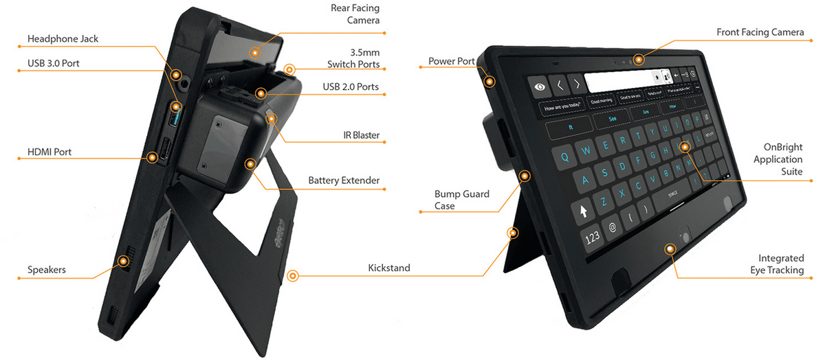 EyeTech EyeOn Elite 14" Windows Eye Tracking Communication Aid