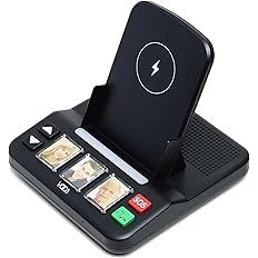 VOCA Système mains libres senior avec 3 boutons photo à numérotation rapide, appel d'urgence, ch…