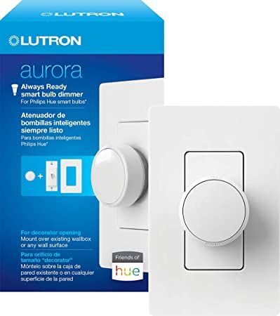 Lutron Aurora Z3-1BRL-PKGD-WHC Variateur d'ampoules Smart Philips Hue Blanc : Amazon.ca: Outils et …