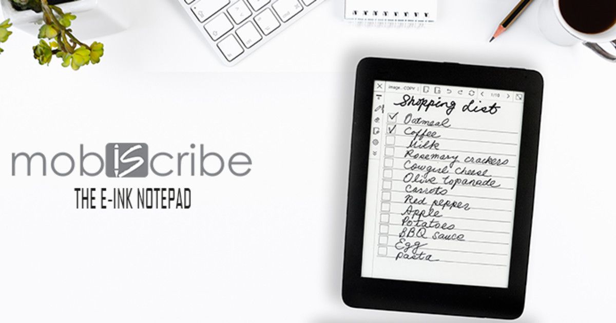 MobiScribe  The E-ink Notepad | Indiegogo - [https://www.indiegogo.com/projects/mobiscribe-the-e-in…