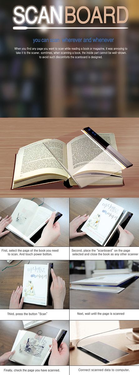 Innovative ScanBoard Gadget Lets You Instantly Scan Books, Magazines - TechEBlog