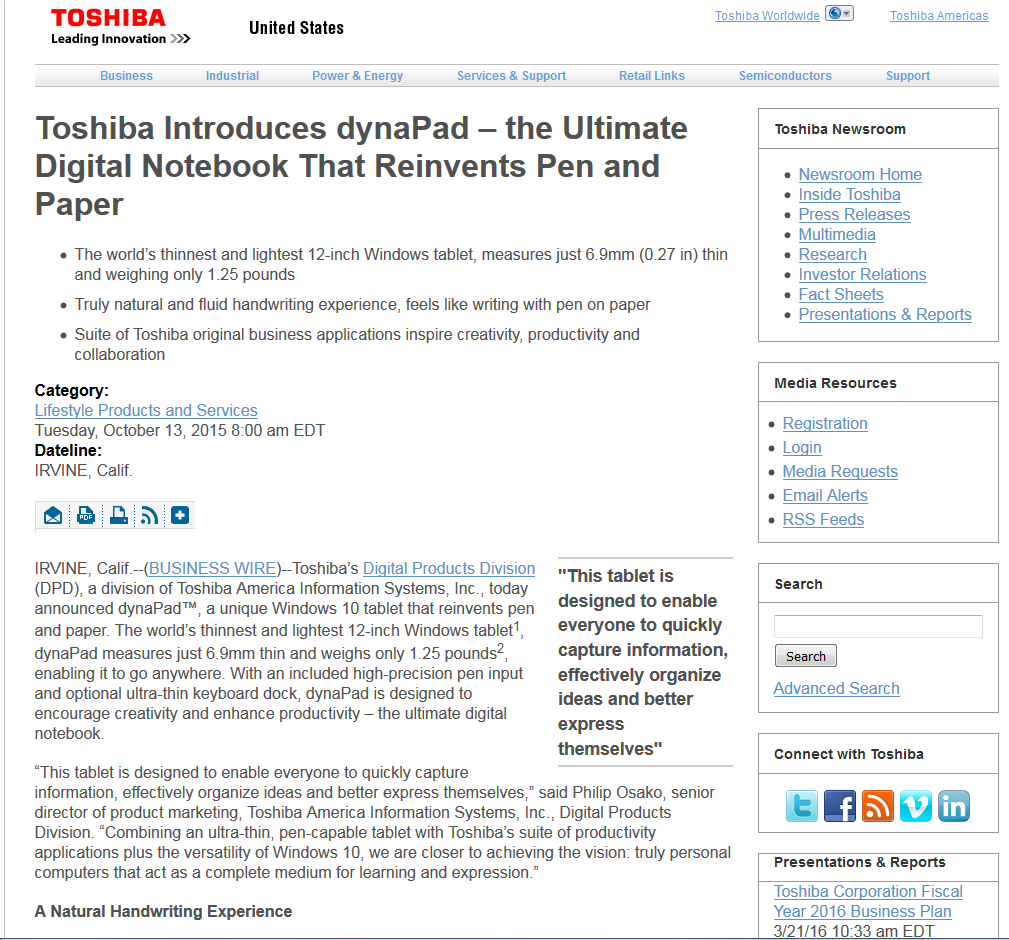 http://news.toshiba.com/press-release/lifestyle-products-and-services/toshiba-introduces-dynapad-