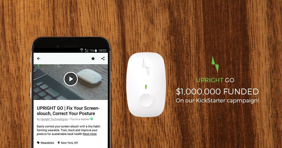 UPRIGHT GO - Fix Your Screen-slouch | Indiegogo