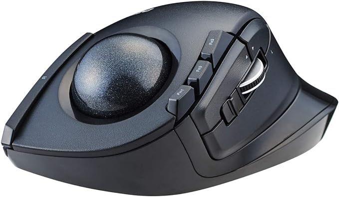 Amazon.com: ELECOM DEFT Trackball Mouse, 2.4GHz Wireless, Finger Control, 8-Button Function with Sm…