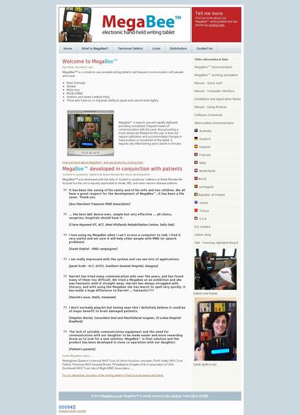 MegaBee™ | The simple to use electronic hand-held writing tablet