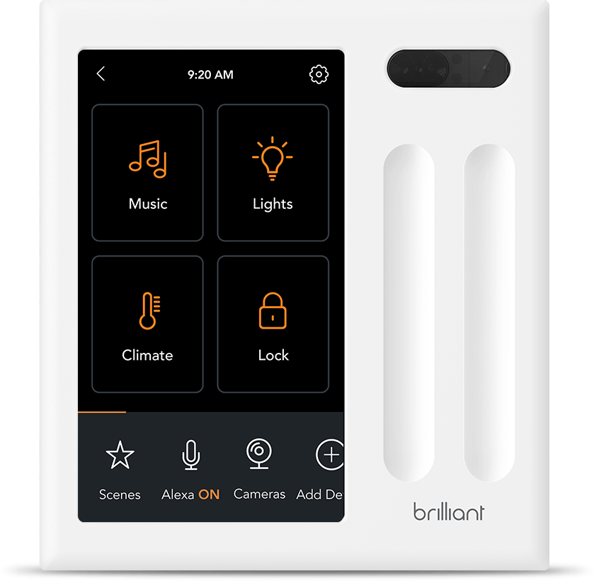 Brilliant Home Control (2-switch panel) - Best Smart Home System 2023