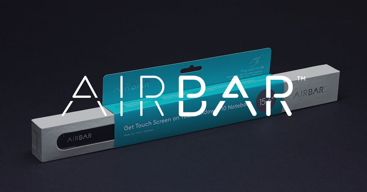 AirBar – Get touchscreen on your notebook!