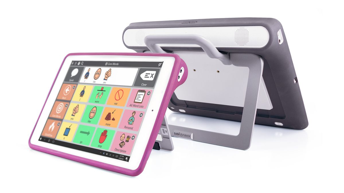 Turn an iPad into a Speech Tablet l Speech Generating Device for AAC - Tobii Dynavox - [https://www…