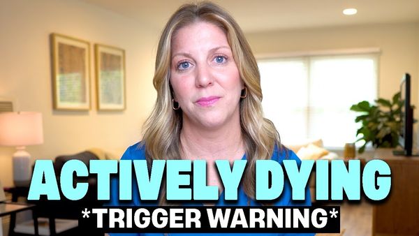 (1243) This is what actively dying looks like hospice care - YouTube