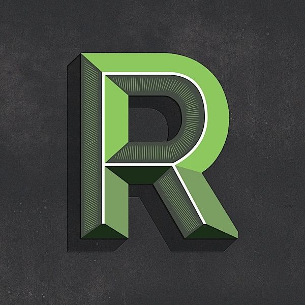 The letter R by Joshua Reeves