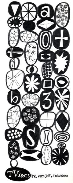 Print ad for TV Spots, Inc. 1950s