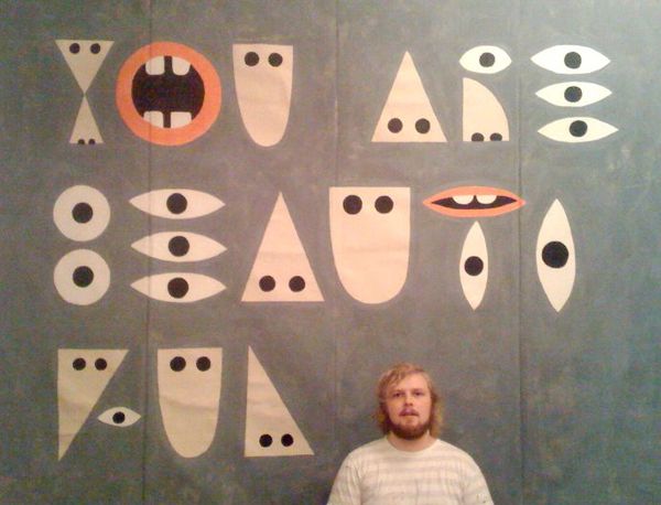 'you are beautiful' graphic by ryan feerer for ace hotel