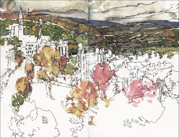 Ithaca, New York - Marc Holmes http://www.urbansketchers.org
