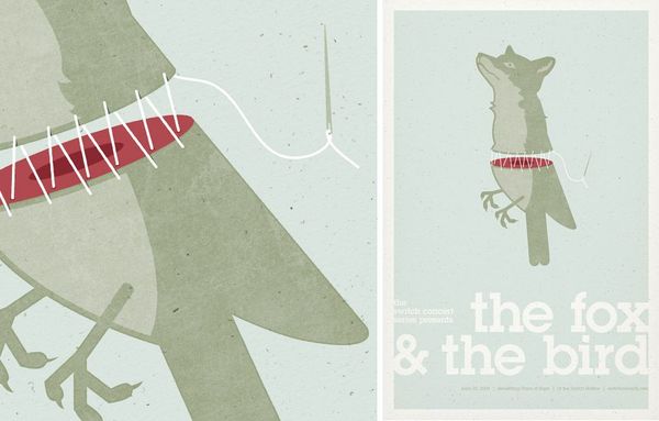 Fox & the Bird by Jamie Wilson http://humanindustri.es