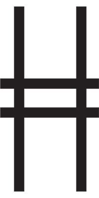 High Line park logo - Pentagram