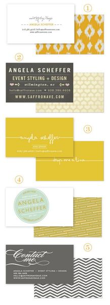 identity designs; patterned card