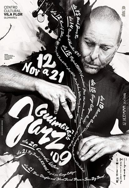 stellar // Series of Posters for the Guimarães Jazz 2009 event at the CCVF by Atelier Martinoña (…