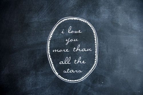 I love you more than all the stars #chalk