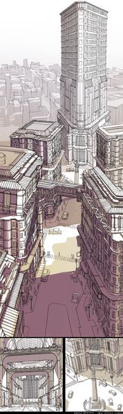 Perspective because the artist wants you to see the side of a certain object, or drawing at a certa…