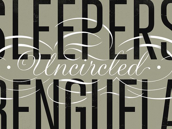 The Sleepers - Benguela - Uncircled - Type Detail by Adam the Velcro Suit, via Flickr