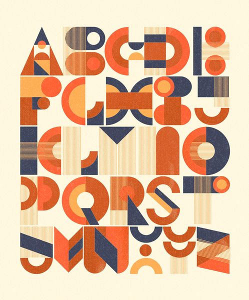 beautiful alphabet by @SkinnyShips