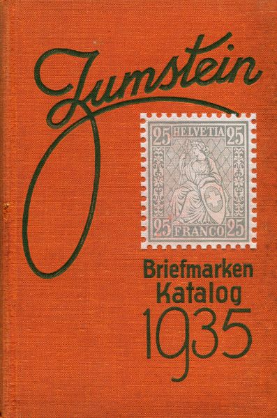 Cover of Zumstein’s Briefmarken Katalog 1935. I also have 1932, 1945 and 1956. Each illustration …