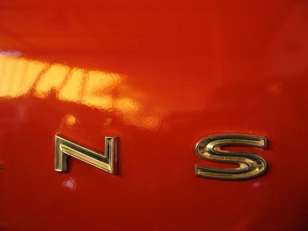 N S (with a little orange-ish reflection)