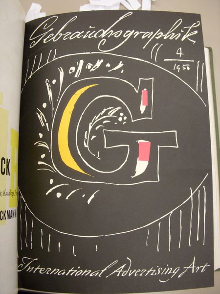 Gebrauchsgraphik 1950 04 Cover