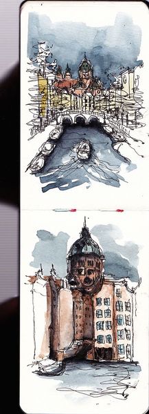 Amsterdam urban sketching