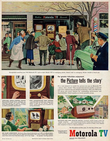 1952 Motorola TV advertisement