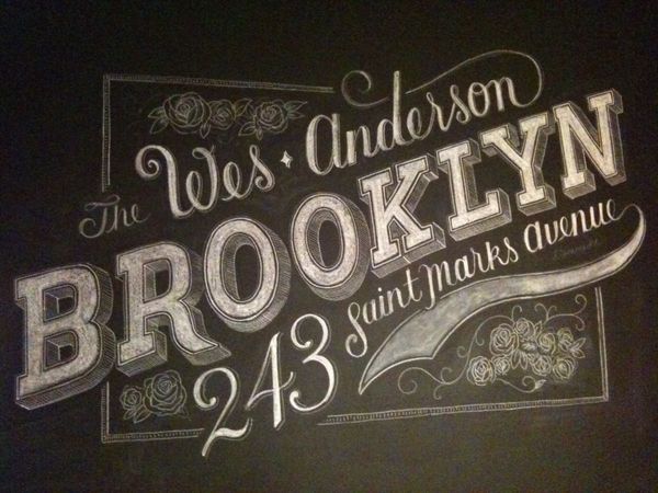 Beautiful Chalk Typography by Dana Tanamachi in Brooklyn, NY (www.danatanamachi.com)