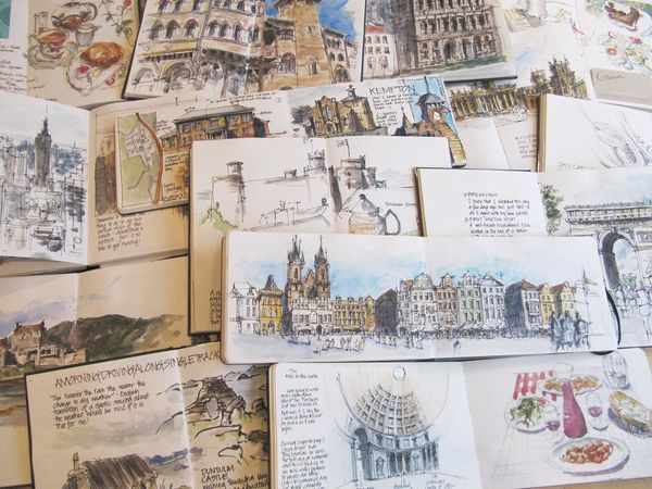 #watercolor #sketchbooks