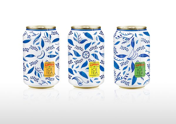 Packaging - Lipton Ice Tea by Jessica Duncan, via Behance
