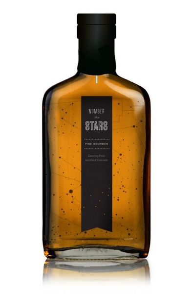 number the stars - bottle design