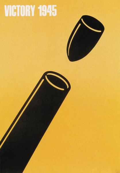 Shigeo Fukuda - Victory poster