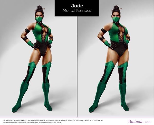 Video game characters with realistic body types